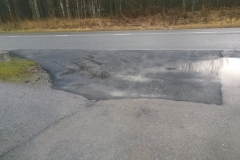 Teollisuuskiinteistön liittymän laajennus yhdistelmäajoneuvoille toimivammaksi