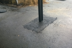 Teollisuuskiinteistön laajennuksen pystytolppien anturoiden paikkaukset Merikarvialla