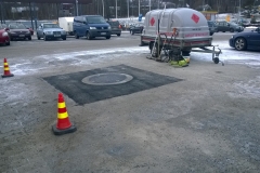 Kaivon korjauksen jälkien paikkaus Jyväskylässä